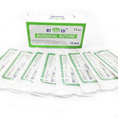 China Good Quality Nylon Non Absorbable Nylon Surgical Suture With Needle for sale