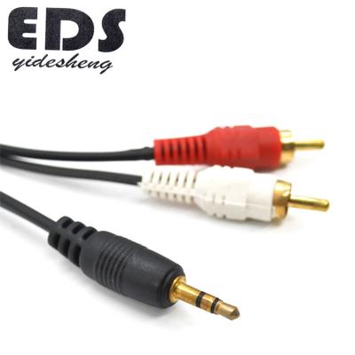 China Hot Selling Cheap Speaker Price 3RCA To 3RCA Plug Stereo Audio Male AV Cable for sale