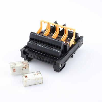 China RY2R-4NP High Value 2.2A 24V 8A 250VAC/30VDC Relay Module Channel Sealed Screw Relay Module for sale