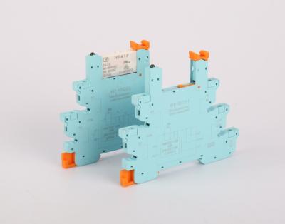 China 41F-1Z-C2 6a 12v din rail mount relay module sealed slim relay socket for sale