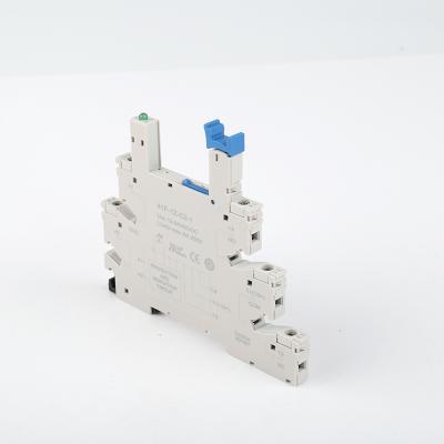 China 41F-1Z-C2-1 Electromagnetic Contact 6A 1 NO+1 OR 24VDC/AC Interface Relay Module Sealed Thin Slim Relay Socket for sale