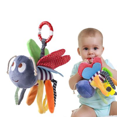 China Augleka Child Baby Crib Crib Eco-Friendly Hanging Ratchet Toys Stroller&Car Seat Toy Activity Soft Ringing Bell Developing Stroller Toy for sale