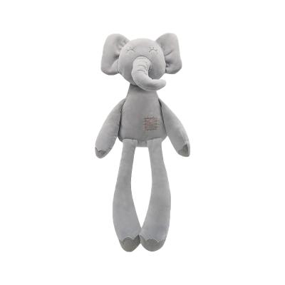 China 36cm Long Legged Eco-friendly Doll Plush Toy Cute Baby Sleep Comforting Plush Elephant Toy Home Decoration Toy Child Toddler Gift for sale