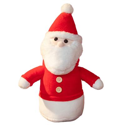 China AUGLEKA 2021 Eco-Friendly Wholesale Customize Christmas Gift Red Elk Snowman Father Stuffed Plush Toys for sale