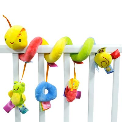 China Wholesale New Arrival Eco-friendly Toddler Crib Crib Hutch Ratchets Spiral Stroller Car Seat Toy For Newborn Baby for sale