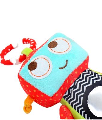 China ROBOT Ring Plush Infant Bed Crib Wind Chime Baby Rattle Fold Hanging Hanging Toys Eco-Friendly With Teether for sale