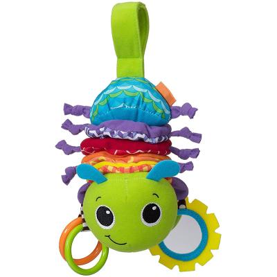 China Eco-Friendly Baby Toys 0-12 Months Baby Pull And Drag Music Insect Plush Toys Baby Gifts for sale