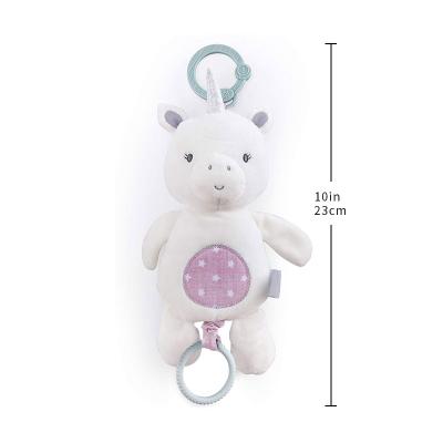 China Eco-Friendly Baby Crib Ratchets Newborn Bed Hanging Unicorns Letter Animal Doll Crib Cute Learning Educational Toys Baby Ratchets Toy for sale