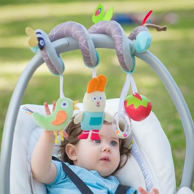 China Spiral Baby Toy For For Newborns Car Seat Toy Rattles Crib Car Seat Eco-Friendly Crib Stroller Hanging Bell Rattle Toy For Gift for sale