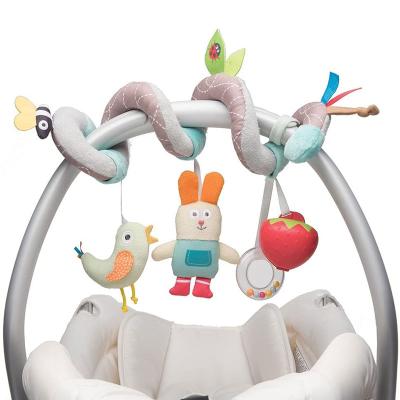 China Spiral Baby Toy For For Newborns Car Seat Toy Rattles Crib Car Seat Eco-Friendly Crib Stroller Hanging Bell Rattle Toy For Gift for sale