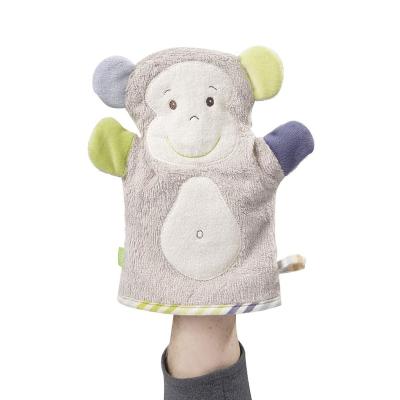 China Eco-friendly Baby Bath Brush Kids Soft Body Scrubber Exfoliating Sponge Cartoon Animal Shower Gloves Peel Remover Cleaning Tool For Kids for sale