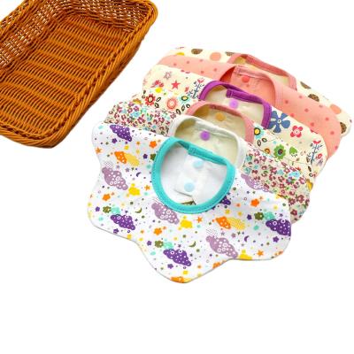 China Eco-freindly Baby Bibs 360 Degree Rotation 8 Layers Gauze Muslin Baby Kids Bandana Burp Cloth Saliva Towel Baby Soft Newborn Infant Stuff for sale