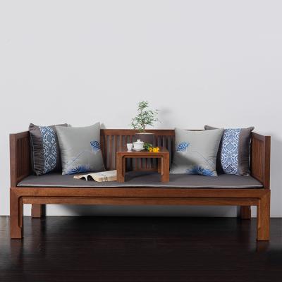 China Living Room Furniture Solid Wood Chinese Antique Wooden Arhat Bed for sale