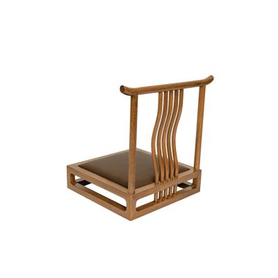 China Solid Wood Extendable Chinese Traditional Wooden Chair For Zen Meditate for sale