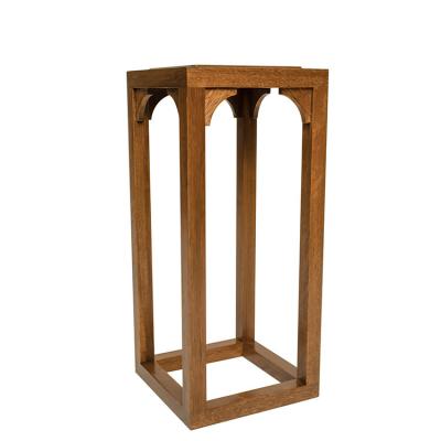 China Chinese style plant flower stand shelf metal plant tall gold flower pot with stand for sale