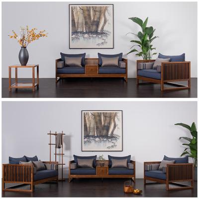 China Sectional Sofa Chinese style solid teak wood sofa set pictures wood sofa furniture for sale