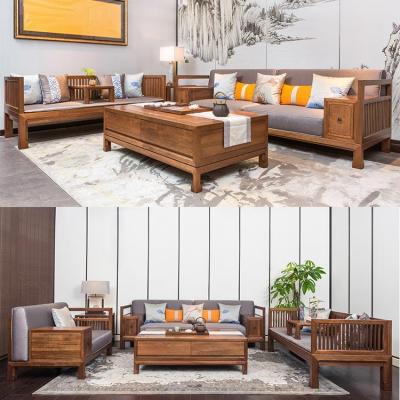 China Antique Sofa Designer Sectional Solid Wood Chinese Sofa Furniture For Living Room for sale