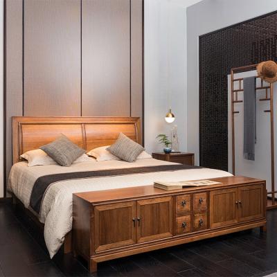 China Solid Wood Wooden Bed Designs Double Bed Design Furniture Solid Wood for sale