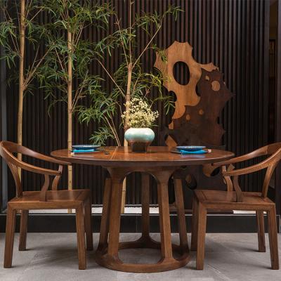 China Chinese Traditional Restaurant Furniture Solid Wood Dining Tables Chinese Wood Furniture for sale