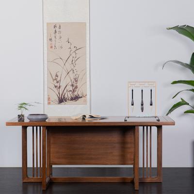 China Luxury Wooden Desk Slab Desk Solid Wood Wood Table For Home for sale