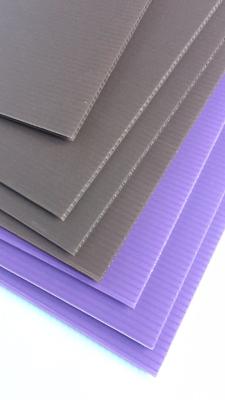 China 2mm Construction PP Hollow Corrugated Plastic Sheets Plates Waterproof for sale