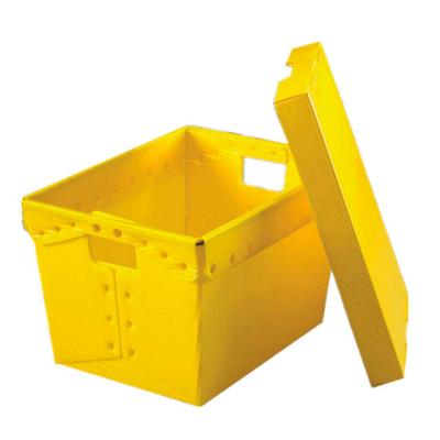 China Multicolor PP Corrugated Plastic Nesting Totes Box Non Toxic for sale