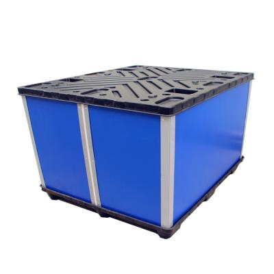 China Foldable Postal Corrugated Plastic Tote Boxes 330g-3500g for sale