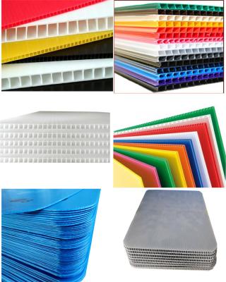 China Recyclable 4mm Coroplast Sheets PP Fluted 4x8 Corrugated Plastic Signs for sale