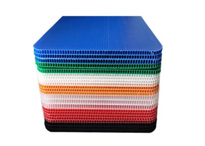 China SGS Collapsible PP Corrugated Plastic Correx Sheet For Floor Protection for sale