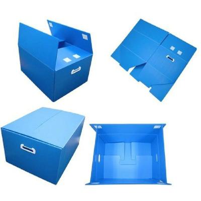 China Folding Corrugated Plastic Boxes Conductive PP Corrugated ESD Tote Box for sale