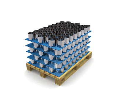 China Corflute Corrugated Plastic Pallet Dividers 4mm PP Separator Sheets for sale