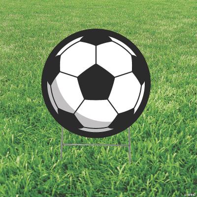 China 6mm Thickness Coroplast Yard Sign World Cup Soccer Party Decoration for sale