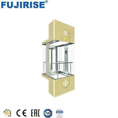 China CE ISO Vvvf Drive 250kgs Modern Home Panoramic Small Elevator Glass Lift For 2 Person for sale