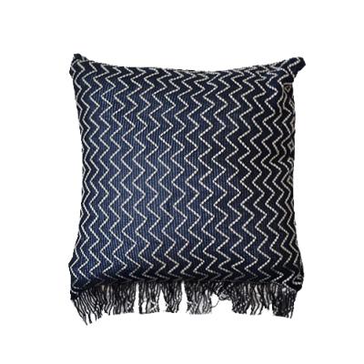 China Anti-bacteria Cushion Cover For Sofa Decorative Polyester Color Yarn Wave Cushions for sale