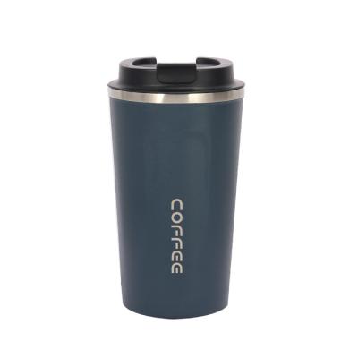 China Customized Viable Vacuum Stainless Steel Double Walled Reusable Tumbler Insulated Coffee Cup with Leakproof Lid for Hot and Cold Coffee for sale