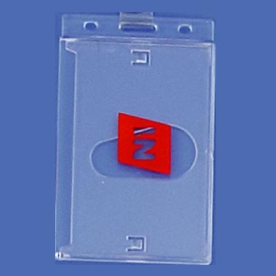 China Desktop ID Card Holders Business Card Holder As Vertical Acrylic ID Card Holder for sale