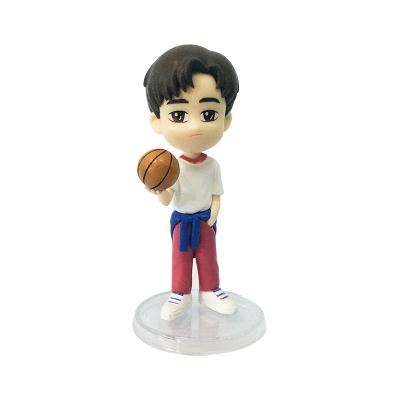 China Cartoon Toy Cute Dog Anime Vinyl Toy Figurine Action Figure Decoration Mini Figures Custom Plastic Figure for sale