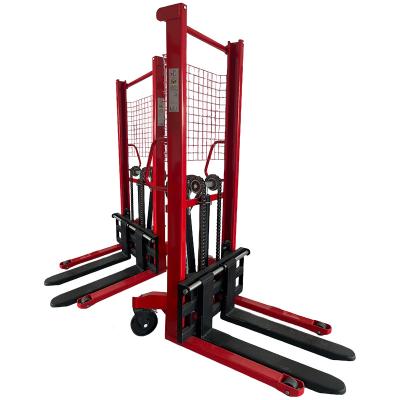 China Hot Selling High Quality 3000Kg Capacity Safety Easy Operation Hydraulic Hand Stacker Manual Forklift for sale