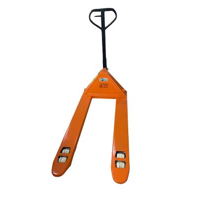 China Sale 5 Ton Manual Hydraulic Forklift Nylon Easy Wheel Manufacturer Convenience Safety Operation Hand Pallet Truck for sale