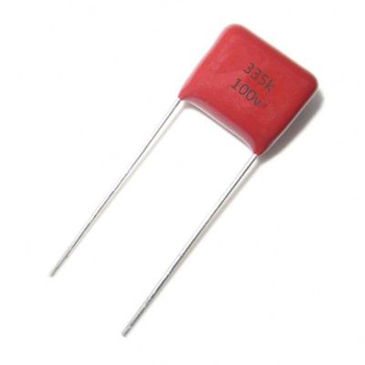 China Other 100v 3.3UF 335K PITCH 15MM 10% DIP CBB Polypropylene Film Capacitor for sale