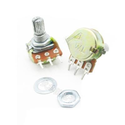 China Szwxw Wh148 Double Potentiometer B20k 6 Feet 20K Audio Short Handle / Length 15Mm Classic Type Power Dump for sale