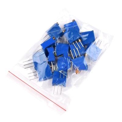 China Szwxw 3296 A Total Of 100R-1M Potentiometer Package 3296W Adjustable Resistor 13 Types 1 Classic Type for sale