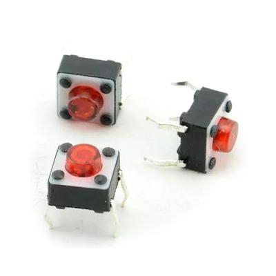 China Red Head 6*6*5 Xddz Tact Micro Switch Push Button Master Switch|B0b |Classic 50571 for sale