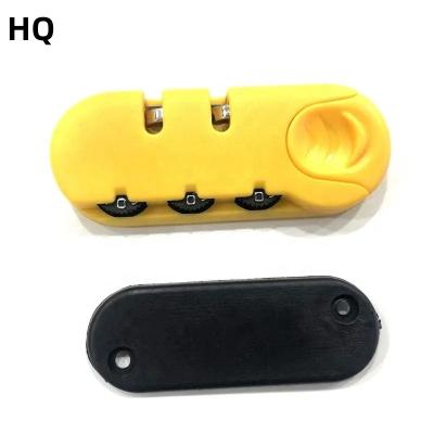 China Eco - Friendly Stock Three Digit Password Padlock , Luggage Lock Wholesale And Retail Lock for sale