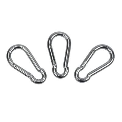 China Iron STH550 5*50mm steel with galvanized carabiner 50mm safety snap hook for sale