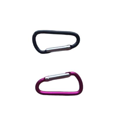 China Retail Industry 4*55MM Spring Hook Security Carabiner Aluminum Hook To Catch Your Bottles And Keys for sale