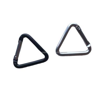 China Aluminum Metal Triangle Shaped Carabiner Clip For Outdoor Use for sale