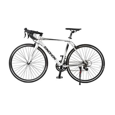 China Aluminum Good Quality 22 Speed ​​Aluminum Road Bike Black Mechanical Disc Brake Road Bike for sale