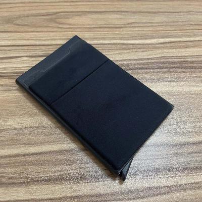 China Fashion New Style Credit Card Pop With Money Clip Credit Card Holder Leather Wallet for sale