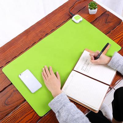 China Household Adjustable Warm Electric Heating Pad for Writing Pure Color Hands Table Warm Pad/Keyboard/Table Desk Mouse Pad for sale